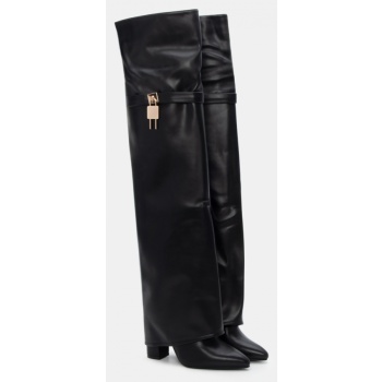 μπότες over the knee με εφέ σε προσφορά