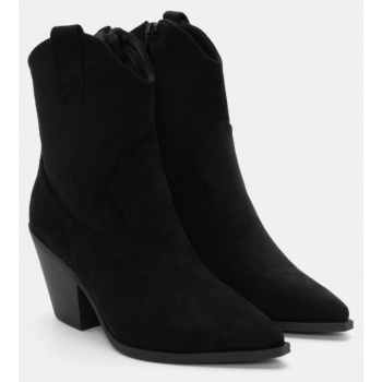 μποτάκια cowboy μυτερά - μαύρο σε προσφορά