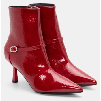 μποτάκια μυτερά με διακοσμητικό λουράκι