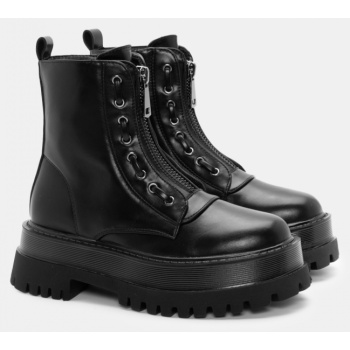 μποτάκια δίσολα με φερμουάρ μπροστά  σε προσφορά