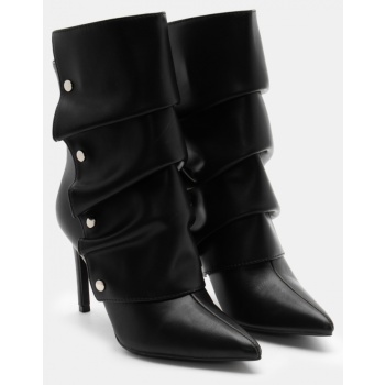 μποτάκια μυτερά με φερμούαρ από πίσω  σε προσφορά