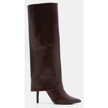 μπότες με εφέ αναδιπλούμενης φάσας  σε προσφορά