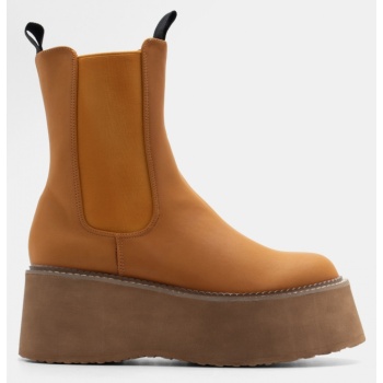 μποτάκια chelsea δίσολα - κάμελ