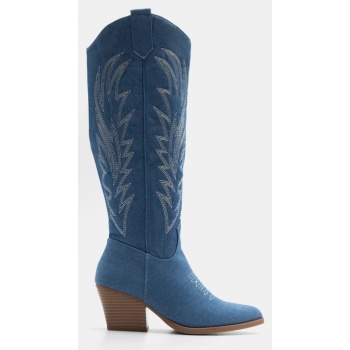 μπότες cowboy με διακοσμητικές φωτιές  σε προσφορά