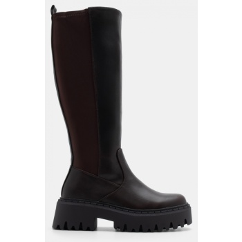 μπότες σε συνδυασμό υλικών & τρακτερωτή σε προσφορά