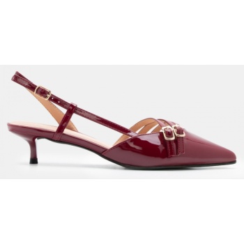 γόβες μυτερές με πολλαπλά λουράκια  σε προσφορά