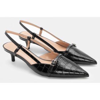 γόβες μυτερές slingbank croco - μαύρο σε προσφορά