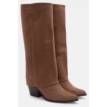 μπότες cowboy με εφέ αναδιπλούμενης σε προσφορά