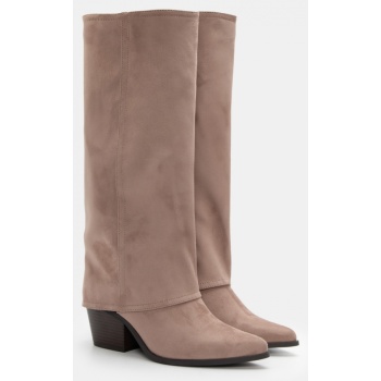 μπότες cowboy με εφέ αναδιπλούμενης σε προσφορά