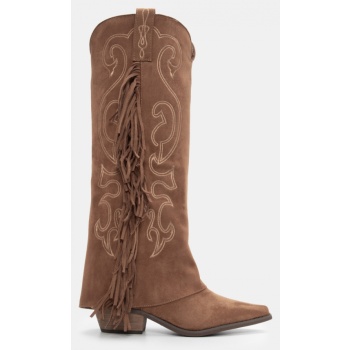 μπότες cowboy με εφέ αναδιπλούμενης σε προσφορά