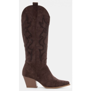 μπότες cowboy με διακοσμητικά strass  σε προσφορά