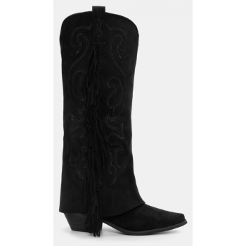 μπότες cowboy με εφέ αναδιπλούμενης σε προσφορά