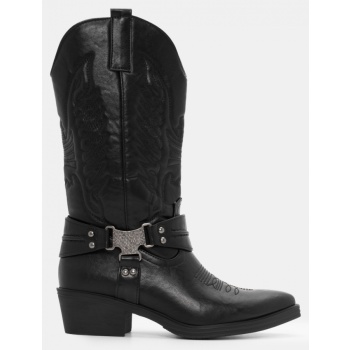 μπότες cowboy με λουράκια  σε προσφορά