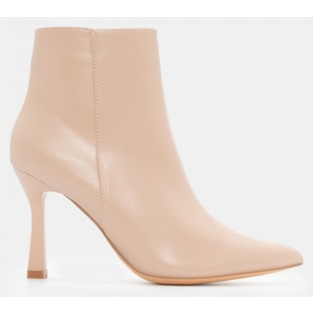 μποτάκια αστραγάλου μυτερά με ραφές  σε προσφορά