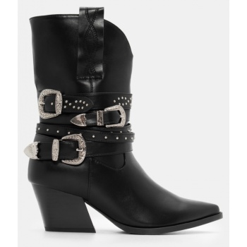 μποτάκια cowboy μυτερά με διακοσμητικές σε προσφορά