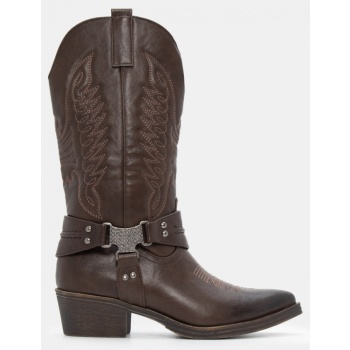 μπότες cowboy με λουράκια  σε προσφορά