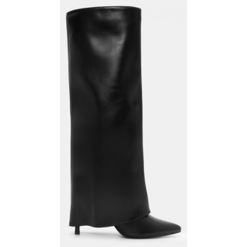 μπότες μυτερές με εφέ αναδιπλούμενης σε προσφορά