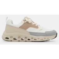  sneakers σε συνδυασμό υλικών - μπεζ