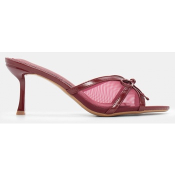 mules με δίχτυ & διακοσμητικό φιόγκο  σε προσφορά