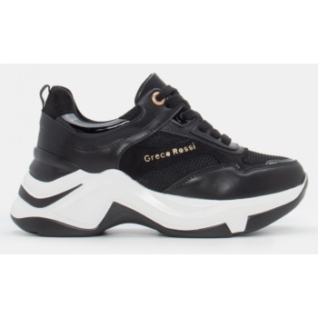 sneakers δίσολα με διακοσμητικό - μαύρο σε προσφορά