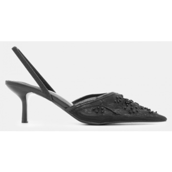 mules με δίχτυ & διακοσμητικές χάντρες σε προσφορά