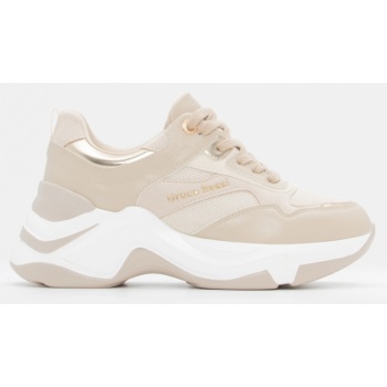 sneakers δίσολα με διακοσμητικό - μπεζ σε προσφορά