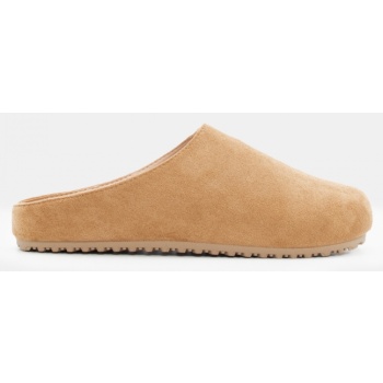 clogs σαμπό flat - κάμελ σε προσφορά