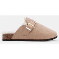  σαμπό με επένδυση εσωτερική γούνα - μπεζ