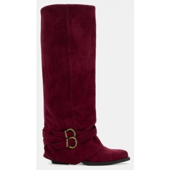 μπότες cowboy με εφέ αναδιπλούμενης με σε προσφορά