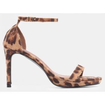 πέδιλα με μπαρέτα & φιάπα - animal print σε προσφορά