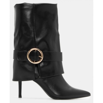 μποτάκια με εφέ αναδιπλούμενης φάσας  σε προσφορά