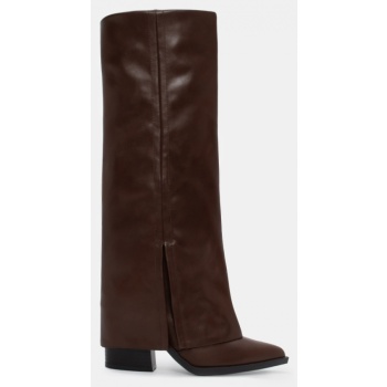 μπότες cowboy με εφέ αναδιπλούμενης σε προσφορά