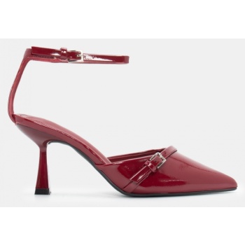 γόβες μυτερές με μπαρέτα & διακοσμητική σε προσφορά