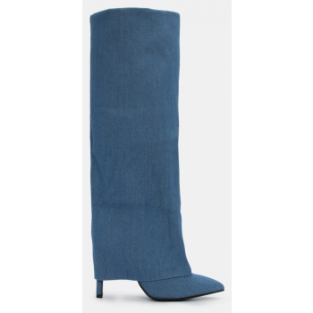 μπότες μυτερές με εφέ αναδιπλούμενης σε προσφορά