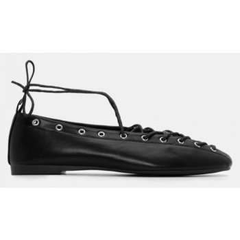 μπαλαρίνες lace up - μαύρο σε προσφορά
