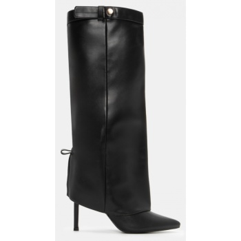 μπότες με εφέ αναδιπλούμενης φάσας  σε προσφορά