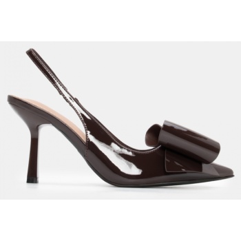 γόβες μυτερές με διακοσμητικό φιόγκο  σε προσφορά