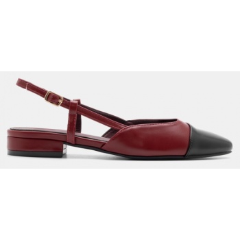 γοβάκια slingback - μπορντό σε προσφορά