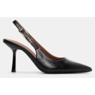  γόβες μυτερές slingback - μαύρο