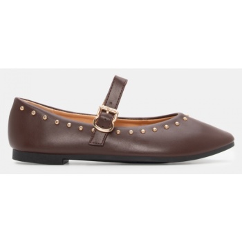 μπαλαρίνες με λουράκι & τρούκς - καφέ σε προσφορά