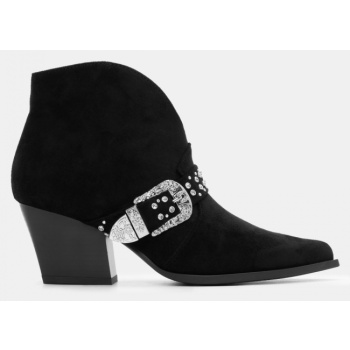 μποτάκια cowboy μυτερά με διακοσμητικό σε προσφορά