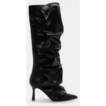 μπότες μυτερές με εφέ αναδιπλούμενης σε προσφορά