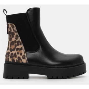 μποτάκια chelsea - animal print σε προσφορά
