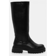  μπότες με τρακτερωτή σόλα - μαύρο