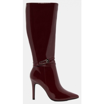 μπότες μυτερές με διακοσμητική τόκα  σε προσφορά