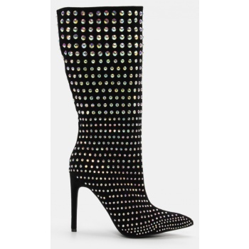 μπότες μυτερές με διακοσμητικά τρούκς  σε προσφορά