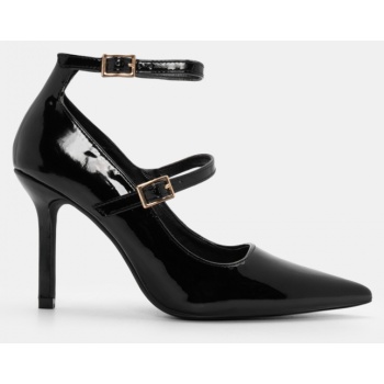 γόβες μυτερές με μπαρέτα  σε προσφορά