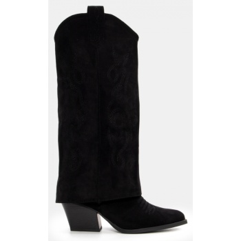 μπότες cowboy με εφέ αναδιπλούμενης σε προσφορά