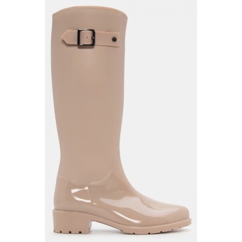 μπότες γαλότσες σε συνδυασμό υλικών  σε προσφορά