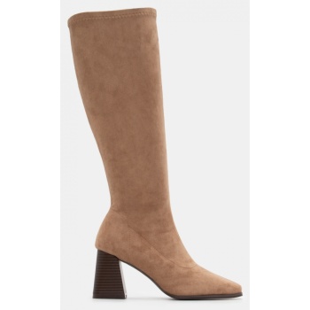 μπότες κάλτσα με ραφές - μπεζ-σκούρο σε προσφορά